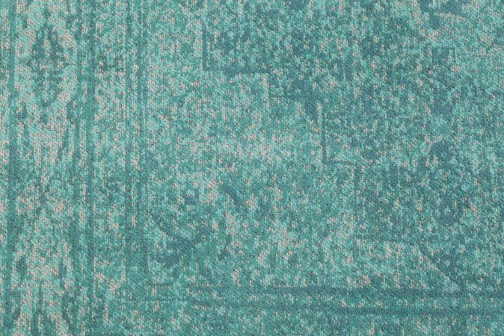 blauw groen vloerkleed sabari detail