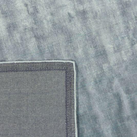 grijsblauw vloerkleed bohemia achterkant