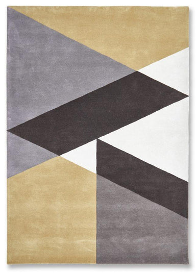 Modern Wollen Vloerkleed Geometrisch Multicolor Claire