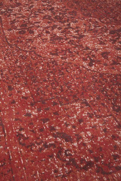 rood-vloerkleed-vintage-sabari-detail-hoek