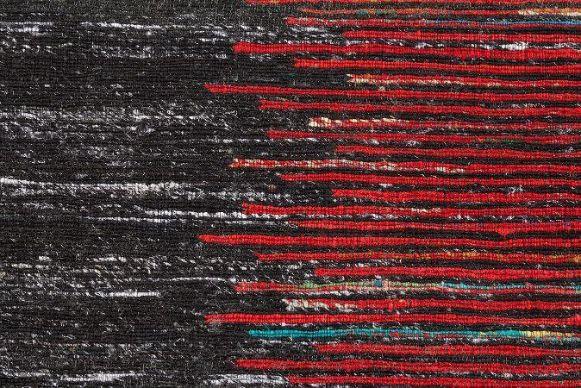 rood zwart vloerkleed falmouth detail