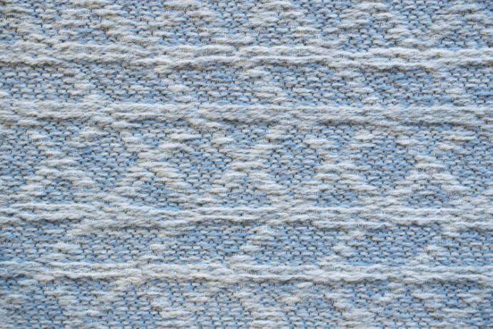 Scandinavisch Vloerkleed Lichtblauw Wit Crassa 3674