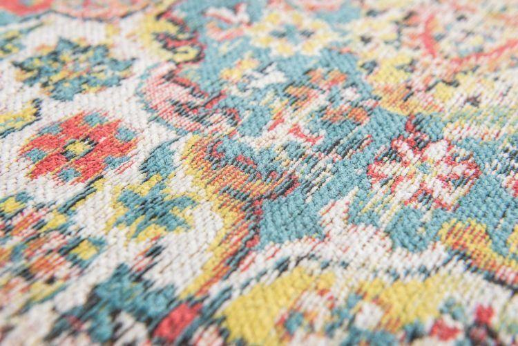 vintage vloerkeed multicolor louis de poortere detail