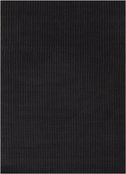 zwart vloerkleed siljan 2094 bovenkant